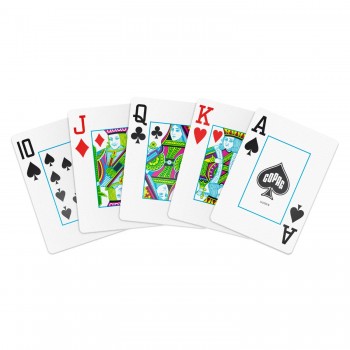 1546 Elite Poker size - Jumbo index žaidimo kortos (juodos sp.) Copag 